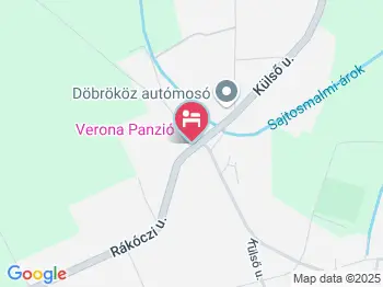 Verona Panzió Döbrököz a térképen