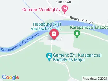 Habsburg (kis) Vadászkastély Hercegszántó a térképen