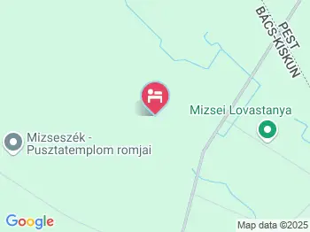 Akácliget Vendégház Lajosmizse a térképen