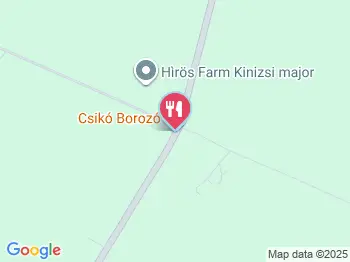 Csikó Borozó Lajosmizse a térképen