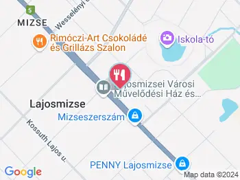 Ezüstfenyő Étterem & Pizzéria Lajosmizse a térképen