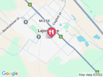 Faház Vendéglő Lajosmizse a térképen