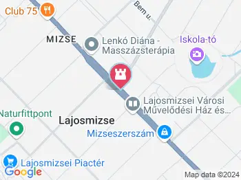 Lengyel repülősök emlékműve Lajosmizse a térképen