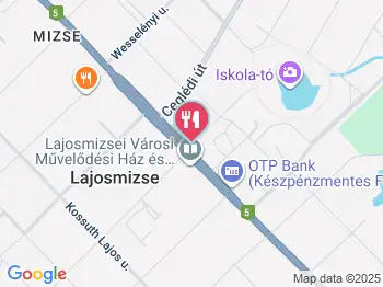 Mizse Grill Lajosmizse a térképen
