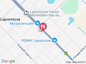 Serpenyős Étkezde Lajosmizse a térképen