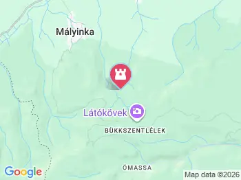 Odvas-kő Mályinka a térképen