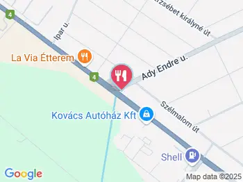 Paradise Étterem és Panzió Monor a térképen