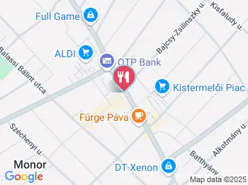 Főzelékbár Étterem Monor a térképen