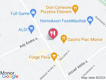 Kaktusz Faloda Monor a térképen