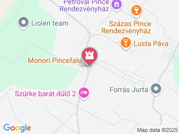 Monori Pincefalu Monor a térképen