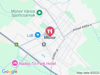 Nyerges Hotel Termál - Albion Étterem Monor a térképen