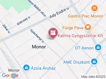 Óvó szerelem Monor a térképen