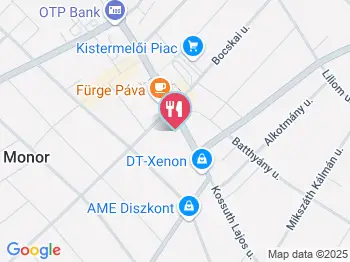 Rigolettó Cukrászda Monor a térképen