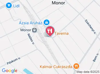 Taverna Gyros Monor a térképen