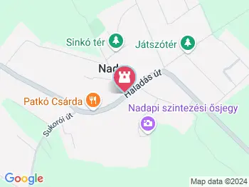 Nadap Plébánia Nadap a térképen