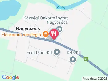 Éléskamra Vendéglő Nagycsécs a térképen