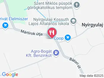 Katica Büfé Nyírgyulaj a térképen