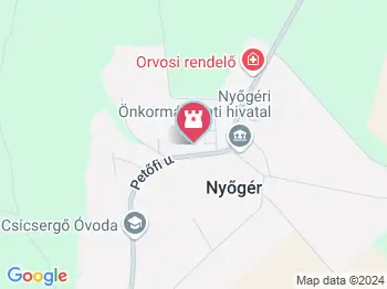 Dr. Lenarsich Imre Helytörténeti Gyűjtemény Nyőgér a térképen