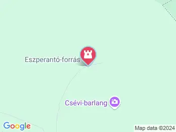 Eszperantó-forrás Piliscsév a térképen