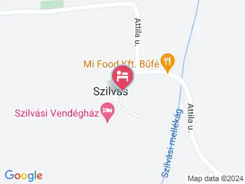 Szilvási Vendégház Szilvás a térképen