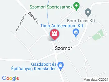 I. világháborús emlékmű Szomor a térképen