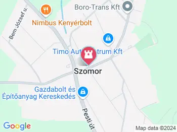 Nepomuki Szent János-szobor Szomor a térképen