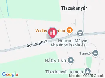 Diófa Söröző Tiszakanyár a térképen