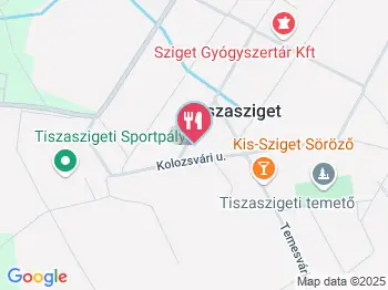Fekete Söröző Tiszasziget a térképen