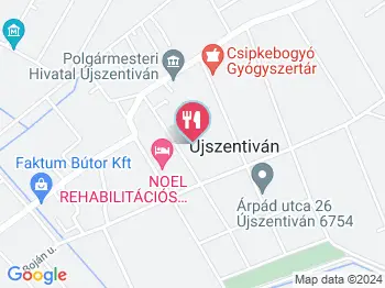 Ziccer Söröző Újszentiván a térképen