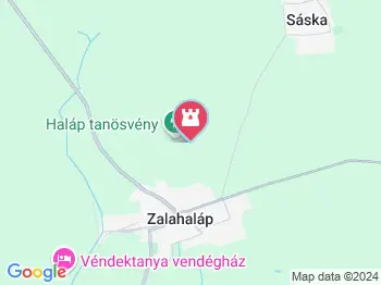 Haláp-hegy Zalahaláp a térképen