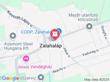 Szent József Római Katolikus templom Zalahaláp a térképen