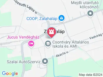 Szoborpark Zalahaláp a térképen