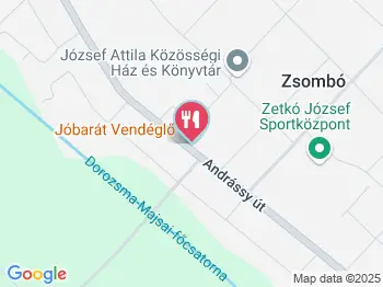 Jóbarát Vendéglő Zsombó a térképen