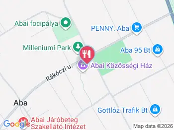 Fórum Étterem Aba a térképen