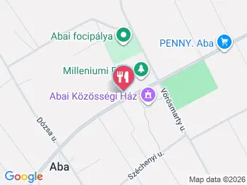Maxima Fagyizó Kávézó Aba a térképen