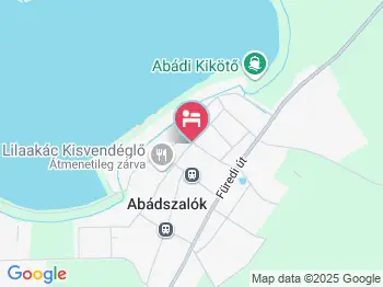 Anna Vendégház Abádszalók a térképen