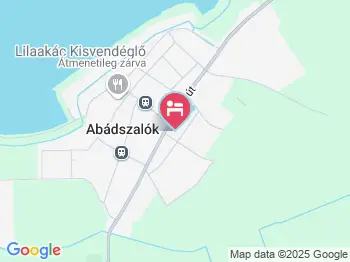 Antal-ház Abádszalók a térképen