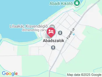 Bakó Vendégház Abádszalók a térképen