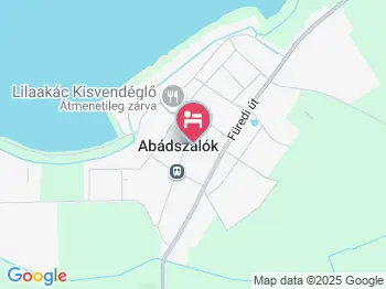 Bordás Vendégház Abádszalók a térképen