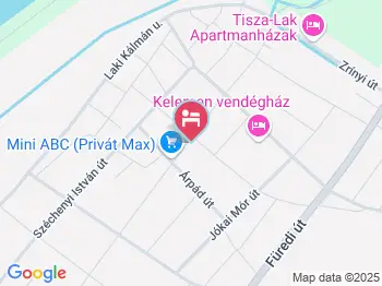 Császárfa Vendégház Abádszalók a térképen