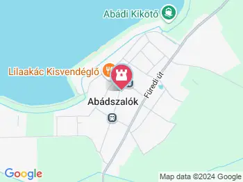 Csipesz szobor Abádszalók a térképen