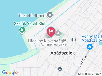 Fortuna Vendégház Abádszalók a térképen