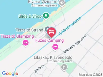 Füzes Camping & Panzió Abádszalók a térképen