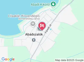Holdfény Vendégház Abádszalók a térképen