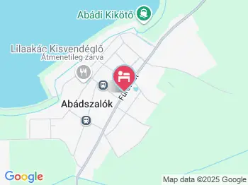 Juhász Vendégház Abádszalók a térképen