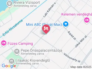 Kék Sziget Pihenőház Abádszalók a térképen