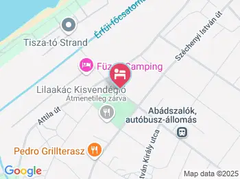 Malom Fogadó Abádszalók a térképen