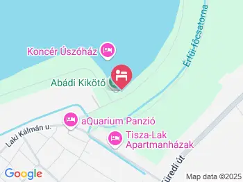 Panoráma Úszóházak Abádszalók a térképen