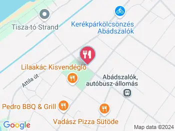 Pepe Óriáspalacsintázója Abádszalók a térképen