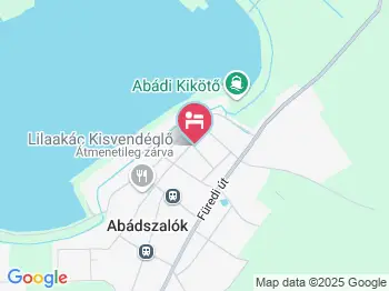 Réti ház Abádszalók a térképen